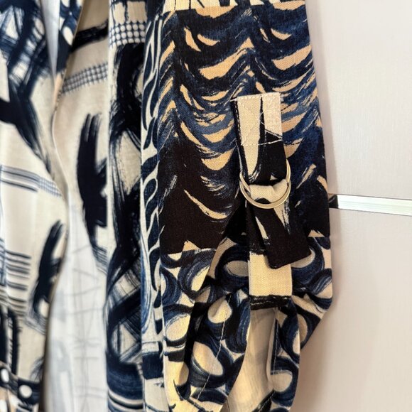 Joseph Ribkoff Abstract Woven Blazer - Picture 5 of 5